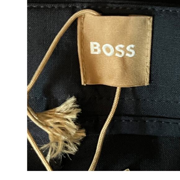 BOSS Hugo Boss Tulea side zip navy blue size 8 - Picture 4 of 5